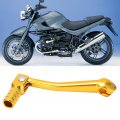 Qiilu Kick Starter Motorcycle Lever Pedal Dirt Bike Sensitive Cnc Aluminium Universal Motorbike Accessory Yellow