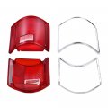 G-plus Pair Tail Lights Compatible With Chevy Blazer C10 C20 C30 1975-1986 Fit Gmc C15 C1500 C2500 Jimmy 1973-1991 Red Lens
