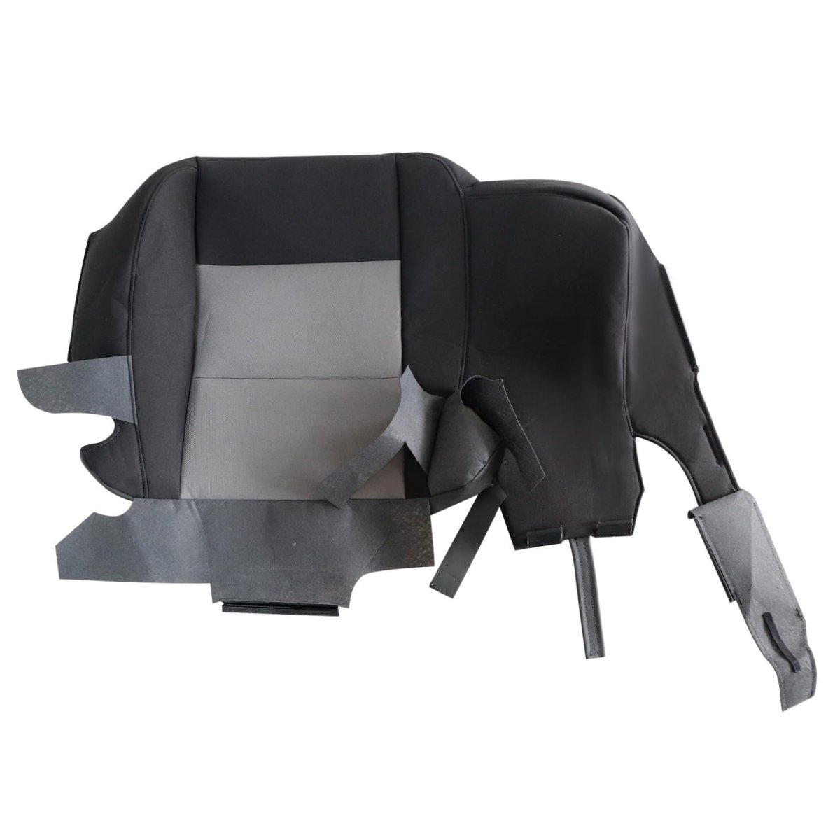 Front Left Driver Side Bottom Replacement Cloth Seat Cover Black And Gray For Ford Ranger 2003 2011 60 40 Bench Polyester Foam