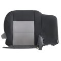 Front Left Driver Side Bottom Replacement Cloth Seat Cover Black And Gray For Ford Ranger 2003 2011 60 40 Bench Polyester Foam 