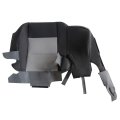 Front Left Driver Side Bottom Replacement Cloth Seat Cover Black And Gray For Ford Ranger 2003 2011 60 40 Bench Polyester Foam