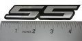 Ss Super Sport Silver On Black Highly Polished Aluminum Chrome Car Truck Engine Swap Badge Emblem For General Motors 454 S10