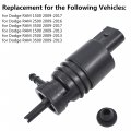 Windshield Washer Pump W Grommet Replacement For 2009-2017 Dodge Ram 1500 2500 3500 68071576aa