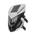 Polisport White Lookos Evo Solar Headlight