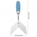 Osaladi Inside Corner Trowel Stainless Steel Sheetrock Metal Hammer End Drywall Gyprock Plasterboard When Mudding