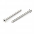Aexit M4x55mm 304 Quality Parts Stainless Steel Flat Head Hex Socket Screws Fasteners Din7991 35pcs Model 90as609qo456