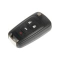 Chevy Malibu 2013 2014 2015 Keyless Remote Case Repair Plastic Metal Rubber Material Black Lock Unlock Trunk Panic Button 
