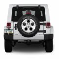 Ipick Image For Jeep Willys Star Logo Black Real 3k Carbon Fiber License Plate Frame