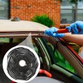 Favomoto 2 Pieces Sealant Butyl Sealing Tape Car Door Protectors Automatic Stripping Doors Seal Glue Waterproof Rubber