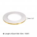 Uxcell 1pcs 0 2 Inchx164 Ft Foil Self Adhesive Tile Sticker Decoration Gap Sealing Tape Strip Waterproof Self-adhesive Floor