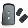 Hongk- Foot Pegs Compatible With Kawasaki Vulcan Classic Suzuki Boulevard Intruder Black B01c0sra5c