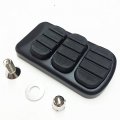 Hongk- Foot Pegs Compatible With Kawasaki Vulcan Classic Suzuki Boulevard Intruder Black B01c0sra5c