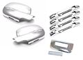Sizver Chrome Value Combo Deal For 2007-2013 Gmc Sierra 1500 Mirrors Handles Tailgate -no Psg Keyholes-tailgate No Keyholes 