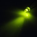Iivverr 40pcs 3mm Green White Light Diffused Emitting Diode Leds Bulds
