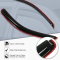 In-channel 2pcs Front Window Vent Visor Deflector Rain Guard Compatible With Dodge Dakota Regular Extended Cab 2-door 1997 1998