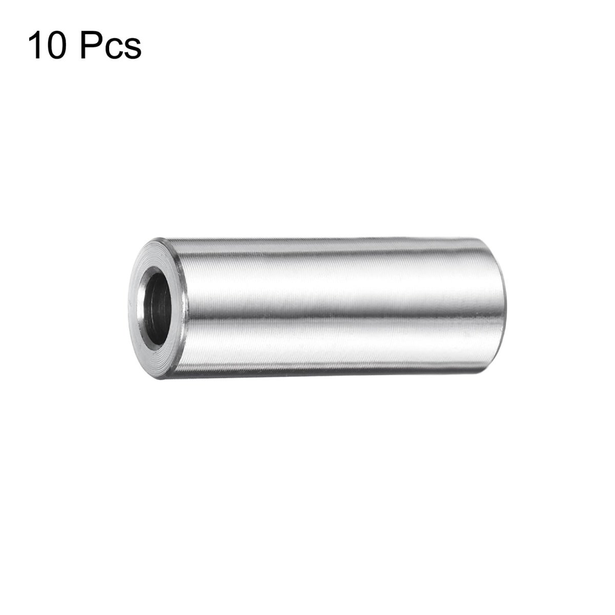10 Pcs Stainless Steel Spacer 4 Bore X 2 Od 1-1 Length Screw Bushing Plain Finish Round Metal For 1 Screws Bolts And Rods