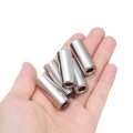 10 Pcs Stainless Steel Spacer 4 Bore X 2 Od 1-1 Length Screw Bushing Plain Finish Round Metal For 1 Screws Bolts And Rods 