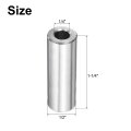 10 Pcs Stainless Steel Spacer 4 Bore X 2 Od 1-1 Length Screw Bushing Plain Finish Round Metal For 1 Screws Bolts And Rods