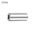 10 Pcs Stainless Steel Spacer 4 Bore X 2 Od 1-1 Length Screw Bushing Plain Finish Round Metal For 1 Screws Bolts And Rods