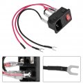 15a 220v 110v Rocker Switch Power Socket Inlet Module U Type Plug Adapter With A Fuse For 3d Printer
