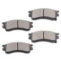Front Ceramic Disc Brake Pad Set For Mazda Protege 2 0l001 To 2003 And Protege5 2 2002 4 Piece With Hardware Model 066547 