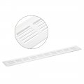 Uxcell Rectangle Shape Ventilation Grille Aluminum Alloy Louvered Air Vent 15 75 X 1 97 Inch For Wardrobe Cupboards 2pcs