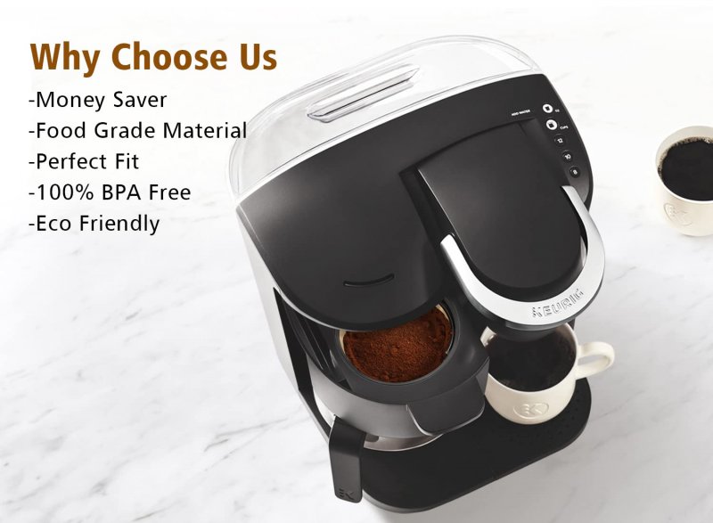 Reusable K Duo Coffee Filter For-duo Essentials Brewers Only Carafe Basket Filters And K-duo Brewers Makers K Accessories 2