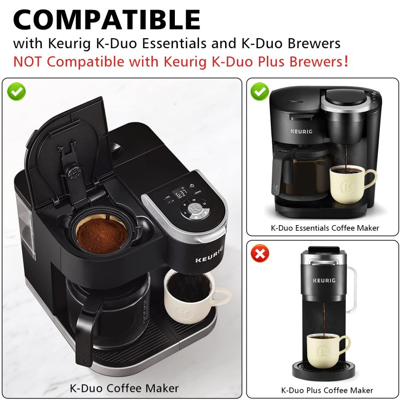 Reusable K Duo Coffee Filter For-duo Essentials Brewers Only Carafe Basket Filters And K-duo Brewers Makers K Accessories 2