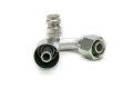 Vintage Air 35542-vug 8-135 Degree Beadlock O-ring Fitting With 134a Service Port 