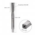 Uxcell Thread Milling Tap 3 8 -24 Unf M42 Hss High Speed Steel Uncoated Straight Flutes Machine Screw Threading 2b Tolerance