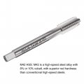 Uxcell Thread Milling Tap 3 8 -24 Unf M42 Hss High Speed Steel Uncoated Straight Flutes Machine Screw Threading 2b Tolerance