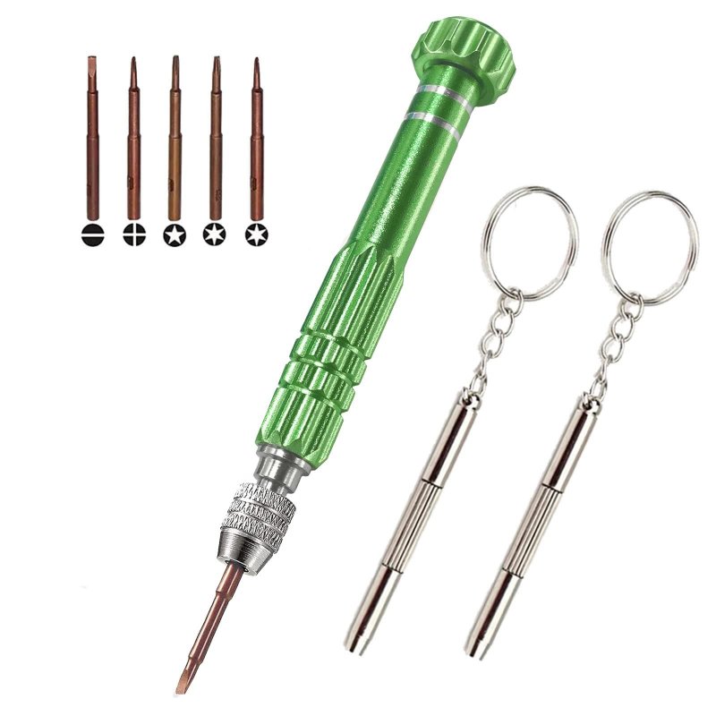 8 In 1 Multifunctional Small Screwdriver Kit For Eyeglass And Glasses Repair Mini Precision Tool Set Cellphone Electronics
