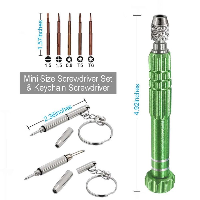 8 In 1 Multifunctional Small Screwdriver Kit For Eyeglass And Glasses Repair Mini Precision Tool Set Cellphone Electronics