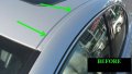 312 Motoring Fits 2007-2008 Audi Rs4 Carbon Fiber Roof Trim Moldings 2pc 07 08
