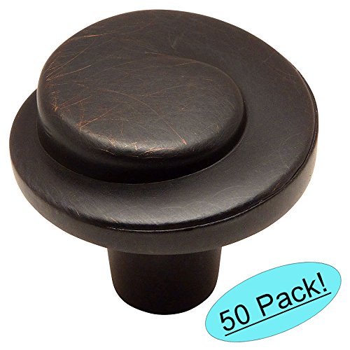 Cosmas 775orb Oil Rubbed Bronze Cabinet Hardware Swirl Knob 1-1 4 Diameter 50 Pack