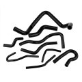 9pcs Silicone Auto Radiator Hose Kit Coolant Pipe Car Hoses For D15 D16 Sohc Eg Ek 1992-2000 Black 