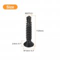 Uxcell 8 X 1 Sheet Metal Screws 100pcs Black Oxide 410 Stainless Steel Flat Head Phillips Drive Self Drilling