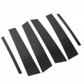 B Pillar Ing Trim 6 Pcs Carbon Fiber Panel Decor For Q50 2014a 2022 Rhombus Design