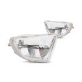 Fog Lights For Ford Focus 2000 2001 2002 2003 2004 Front Driver And Passenger Side Pair Clear Lens Triangle Housing 