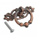 Wmycongcong 10 Pcs Vintage Cabinet Dresser Handle Drawer Pulls Handles 2 52 X 1 65 Antique Ring Knobs For Furniture Hardware 