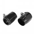 X Autohaux 5pcs An6 Hex Car Hose Finisher Flexible Rubber Pipe Clamp With Screw Band Adapter Fitting For Oil Fuel Water Tube