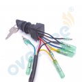 Oversee 703-82510-44-00 703-82510-43-00 Ignition Main Key Switch Set For Yamaha Outboard Motor Control Box Include