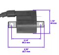 Ignition Coil For Suzuki Lt160 Quad Runner 160 1989-1992 2003-2004 Lt250 1985 1986 33410-02c00 33410-24510