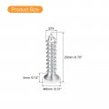 Uxcell St4x20mm White Screws Self Tapping 10pcs Flat Head Phillips Wood For Woodworking