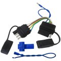 4 Pin To 5 Flat Electrical Wiring Adapter For Boat Trailers Connects Taillights Brake Lights Turn Signals And Reverse With Dust 