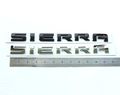 Yoaoo 3x Oem Black Sierra Nameplates Letter Emblems Badges Alloy Glossy For Chevrolet Gm 2500hd 3500hd