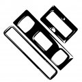 Liru Hardtop Car Rear Roof Reading Lamp Panel Top Cover Trim Kit 3pcs For Audi Tt 8n 2001 2002 2003 2004 2005 2006 Carbon Fiber