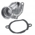 A-premium Engine Coolant Thermostat Housing Assembly With Gasket Compatible Mercedes-benz C230 C250 C280 C300 C350 E280 E350