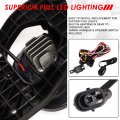 Auto Dynasty High Power Led Projector Driving Fog Lights Lamp With Switch Compatible Ford F250 F350 F450 F550 Super Duty 08-10