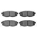 Front Disc Brake Pads For Subaru Outback Legacy 2010 2011 2012 2013 2014 4000 Hybridynamic Series 0 63 In Thickness 4 35 Inner 